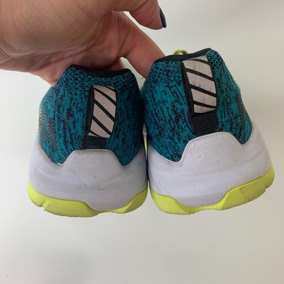 Men's Hoka One One Mach ProFly Running Shoe Green Teal - Picture 2 of 7